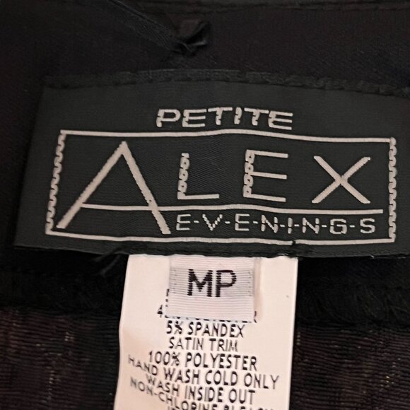 NWT Alex Evenings Paisley Jacket Full Zip PM Multicolor Paisley Metallic Lined - Picture 8 of 14